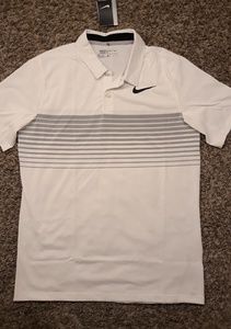 NEW Nike golf white size M standard fit dri fit